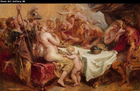 Aggies Marriage of Etheric Body gifts Peleus and Thetis Peter Paul Rubens